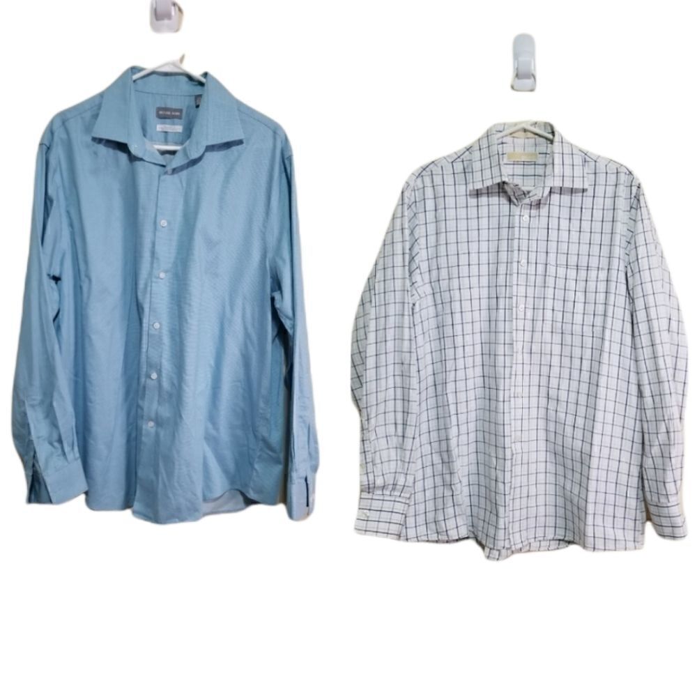 Michael Kors 2 for 1 Bundle Dress Shirts size Large